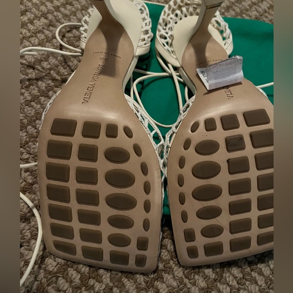 Bottega Veneta Mesh Stretch Sandals - Picture 3 of 9